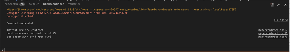 VSCode-xchaincode-debug-bondrate