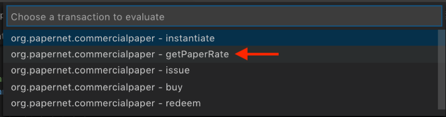 VSCode-xchaincode-getpaperrate